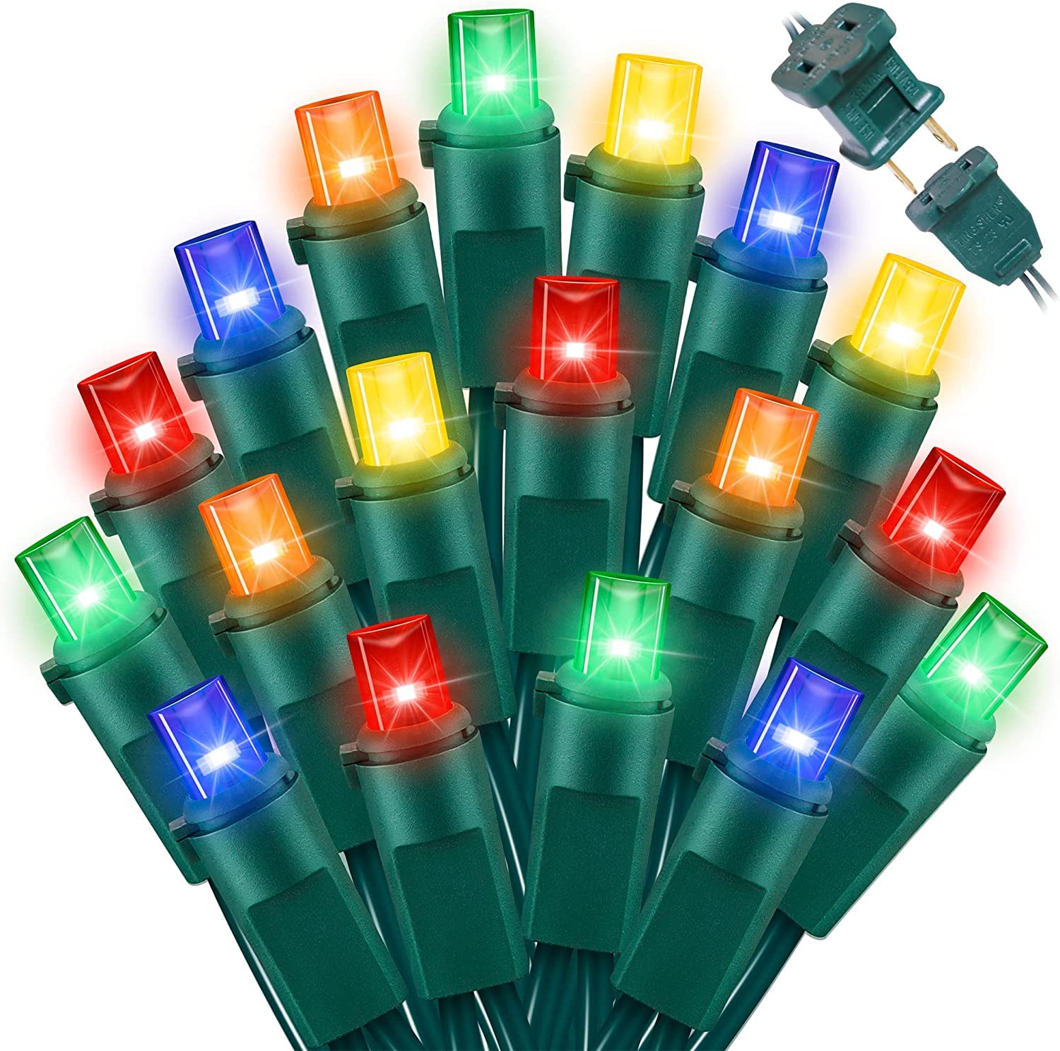 Luzes De Natal Lamphome Led Multicolorido 64,8 Pés (300 Unidades)