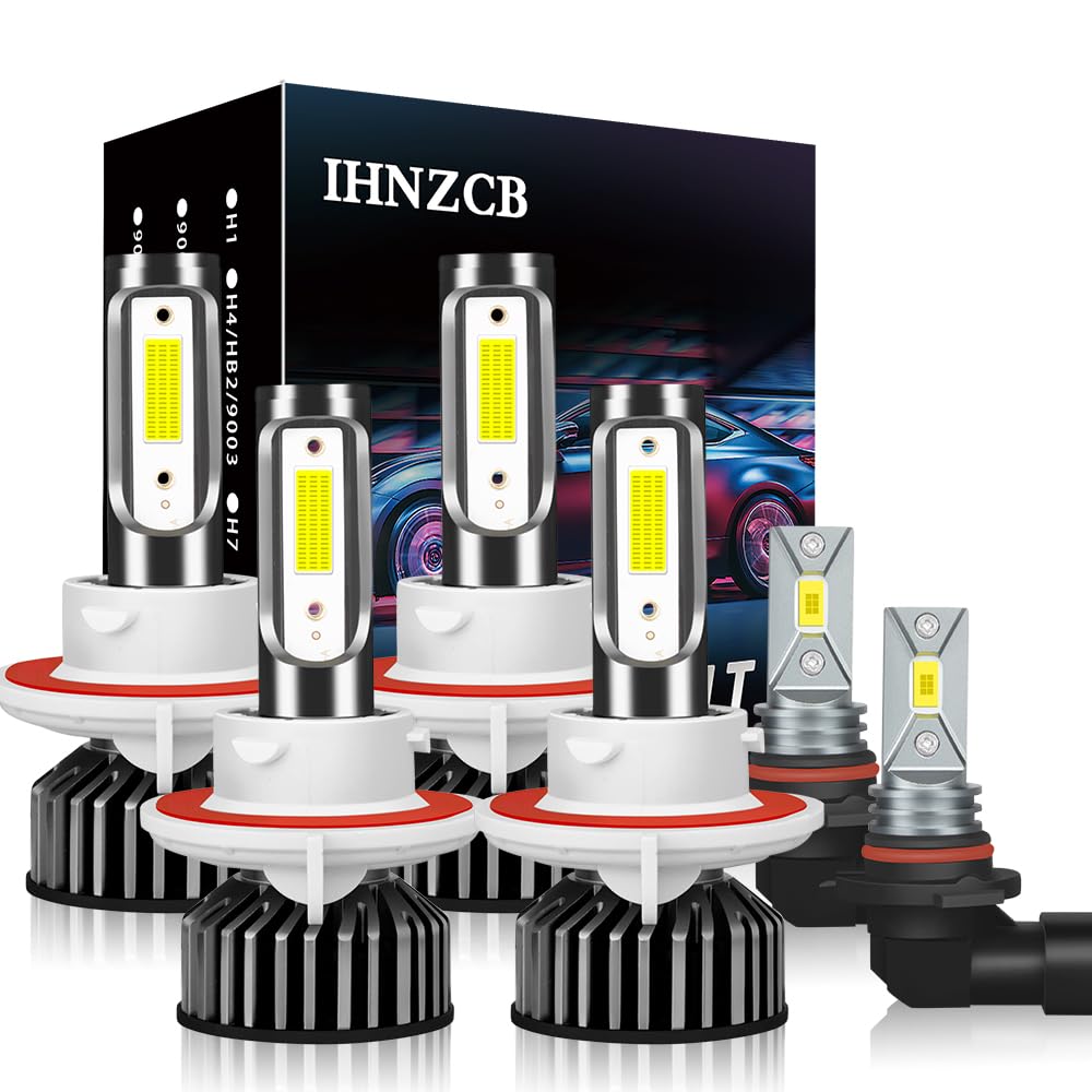 Combinação De Lâmpadas Led H13/9008 High Beam + H13/9008 Low Beam + 9145 Fog Para Ford F250 F350 F450 F550 Super Duty 2005-2022