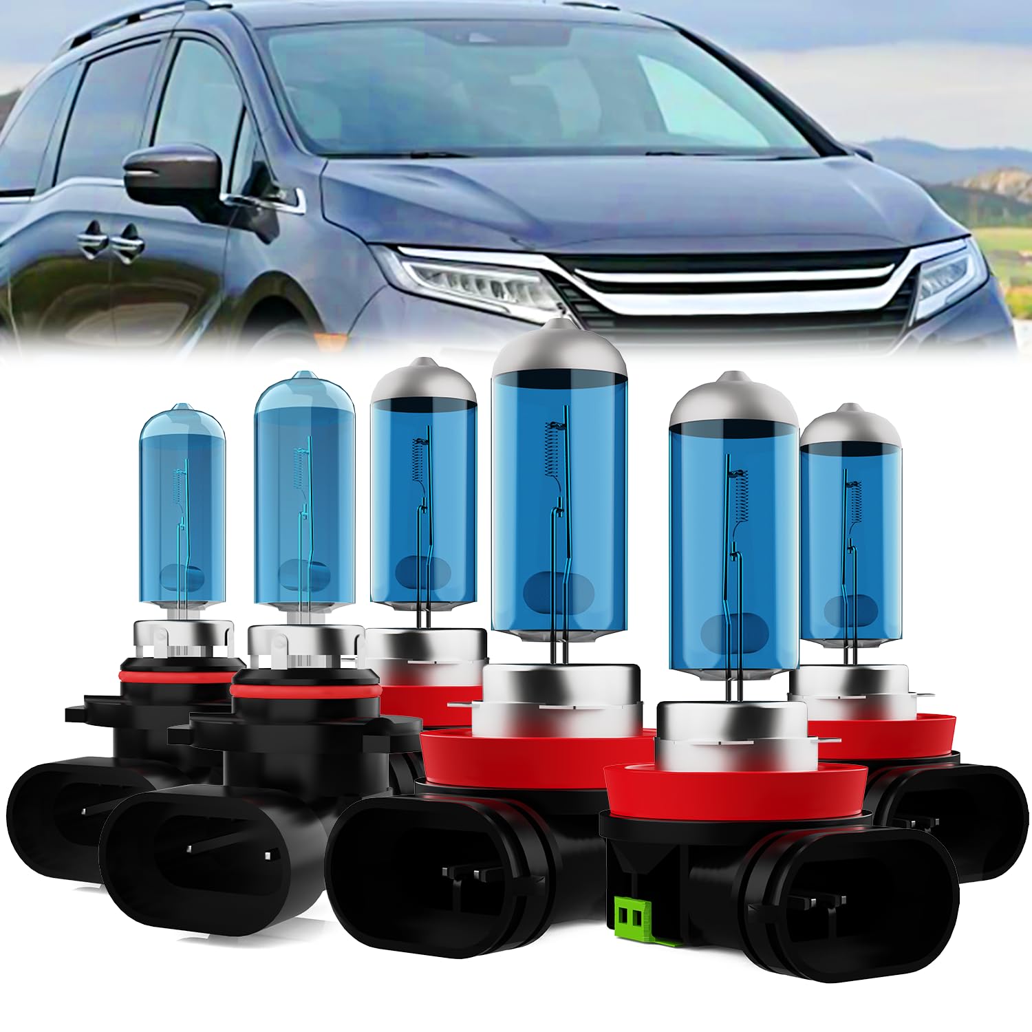 Lâmpadas De Farol Compatíveis Com Leccibub Honda Odyssey 2011-2020