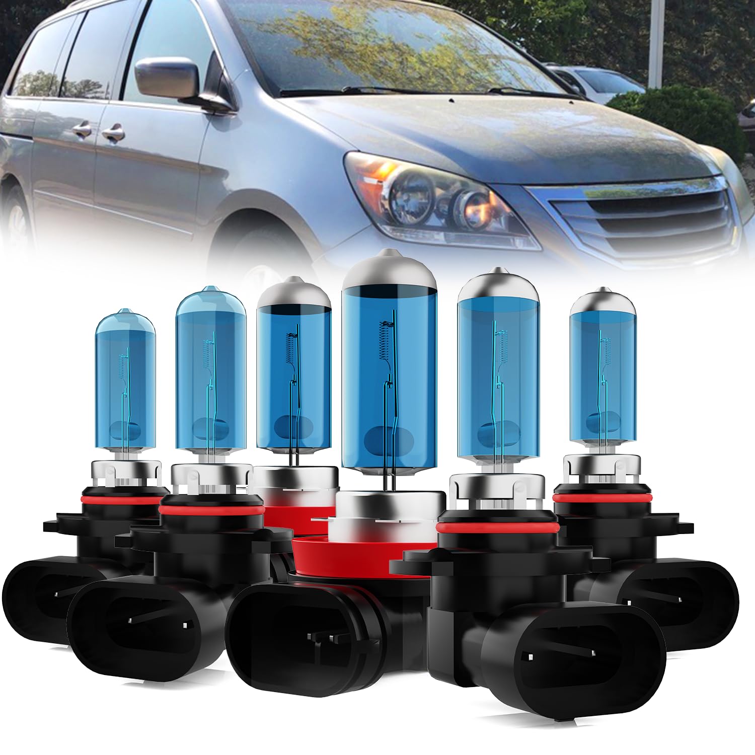 Lâmpadas De Farol Leccibub Compatíveis Com Honda Odyssey 2005-2010