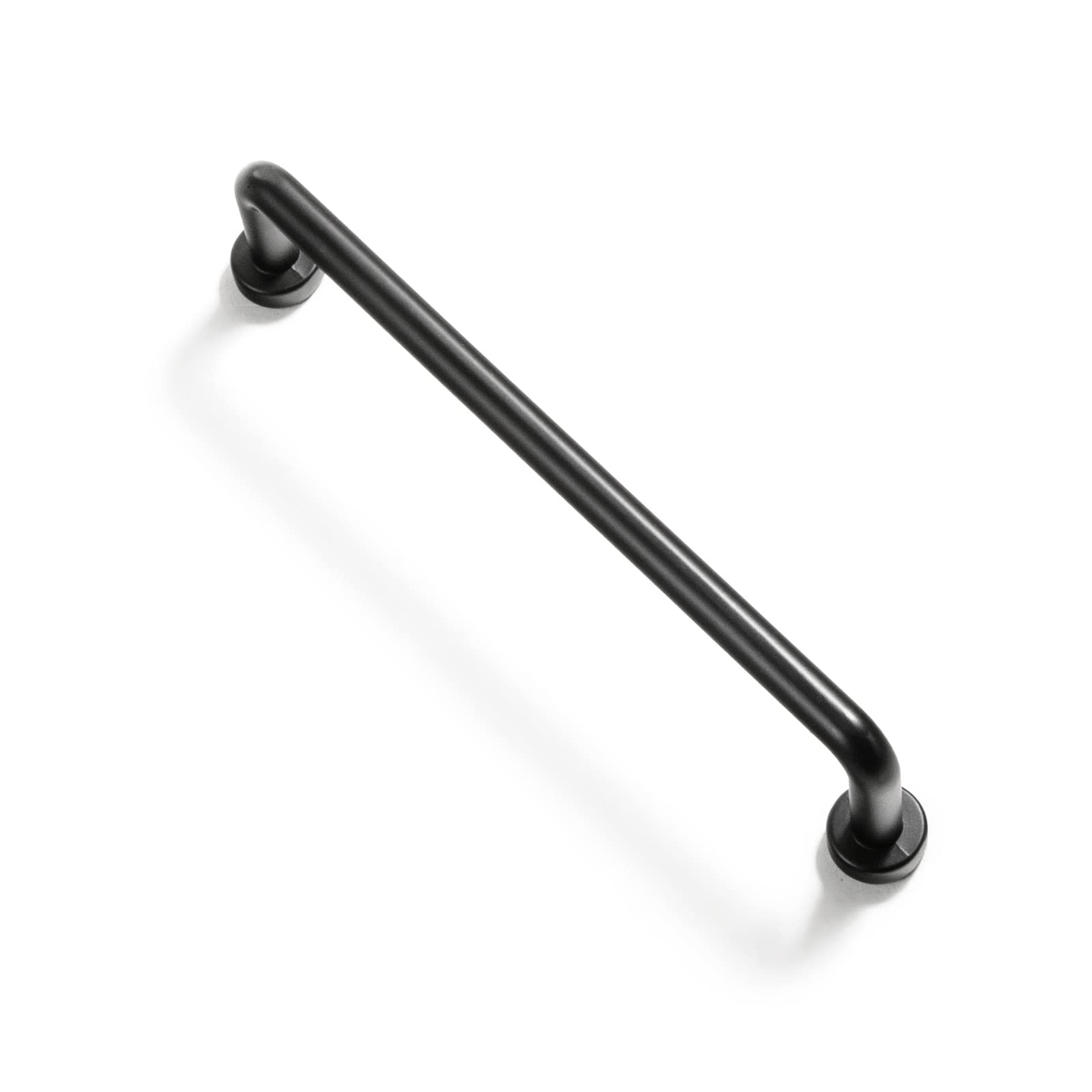 Cabinet Pulls Goo-ki, Pacote Com 12, Liga De Zinco Preto Fosco De 128 Mm