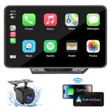 Estéreo De Carro Capapro 7 Hd Portátil Carplay Android Auto Gps
