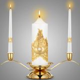 Unity Candles Irenare Com Suporte Para Cerimônia De Casamento