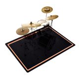 Tapete De Bateria Toribio Tapete Musical De 150 Cm X 180 Cm Com Fundo Antiderrapante