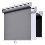 Cortinas De Rolo Sem Fio Aosky Blackout Blinds 74x183cm, Cinza