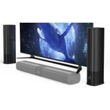 Barra De Som Saiyin Para Smart Tv Com Bluetooth Óptico/arc/aux 5.3