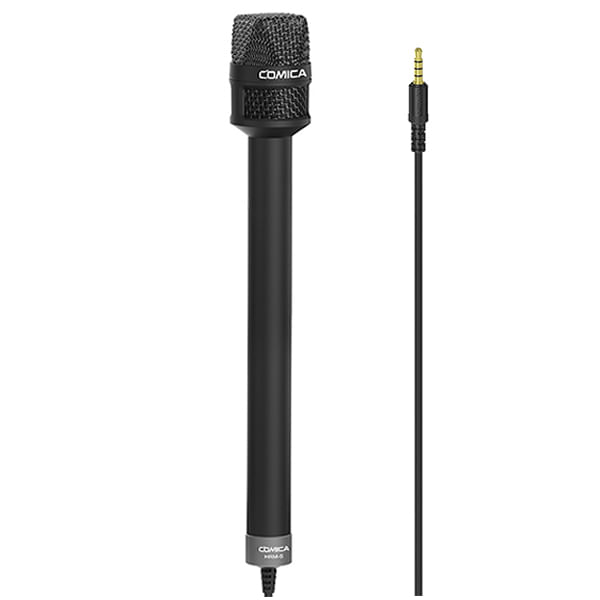 Hrm-s Comica Microfone De Mão Condensador Para Smartphone