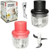 Processador Recarregavel 3 Lamina Inox + Usb 250ml 12,5x9