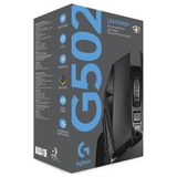 Mouse Sem Fio Gamer Logitech G502 Hero 16k Lightspeed Recarregável Rgb Lightsync 11 Botões 16000dpi 910-005566