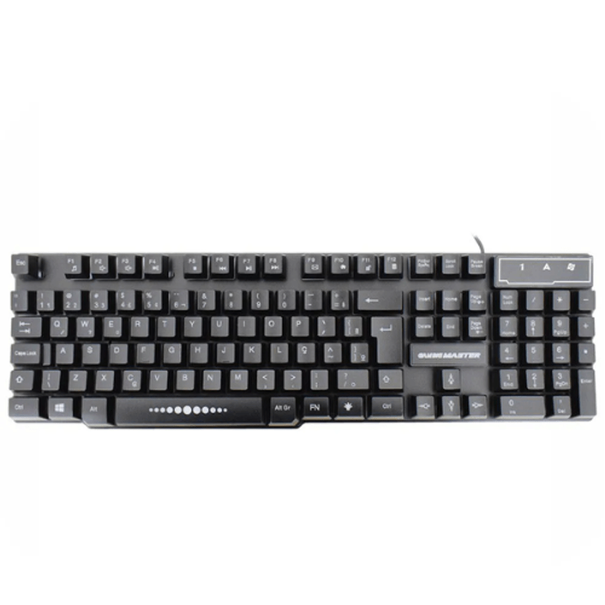 Teclado Gamer Semi Mecânico Led Usb Abnt2 Km-52 Rgb - imagem 3