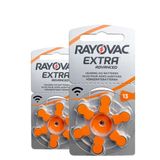 12 Pilhas Baterias 13 Pr48 Aparelho Auditivo Rayovac 2