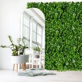 Decoração De Luxo Placas 1,5m² Jardim Vertical Artificial Para Espaços Externos E Internos