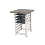 Conjunto De Bancada 8 Níveis Para Prp-004 Com 4 Assadeiras Lisas 35x35 Progás