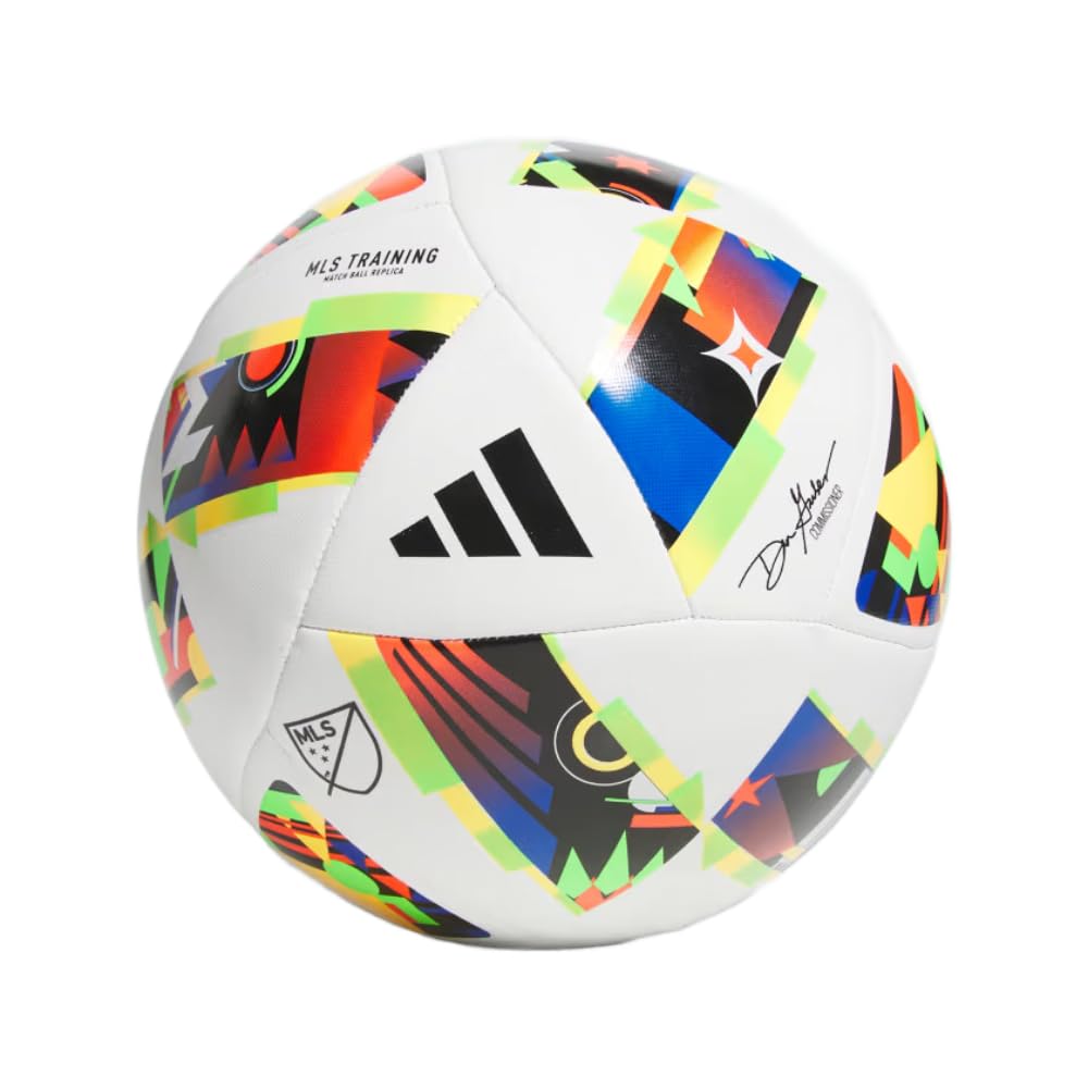 Bola De Futebol Adidas Mls Training Preta/dourada Metálica/branca