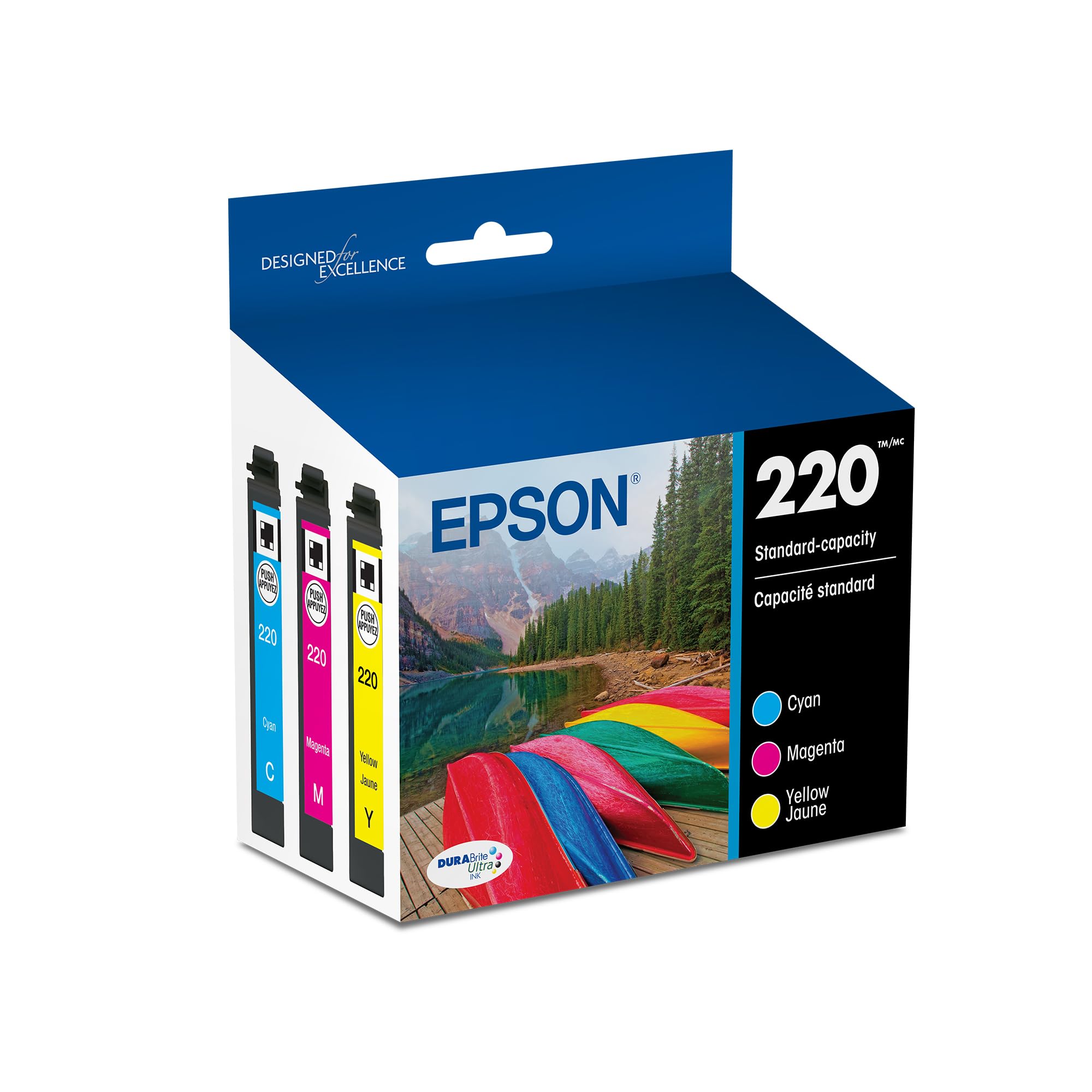 Cartucho De Tinta Epson 220 Durabrite Ultra Standard Capacity