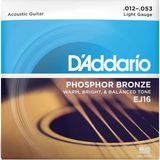 Encordoamento Para Violão Aço D'Addario Ej16