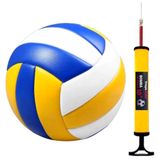 Bola De Vôlei Semi Profissional Quadra Areia Praia Com Bomba