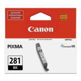 Tanque De Tinta Canon Cli-281 Preto Compatível Com Tr8520, Tr7520