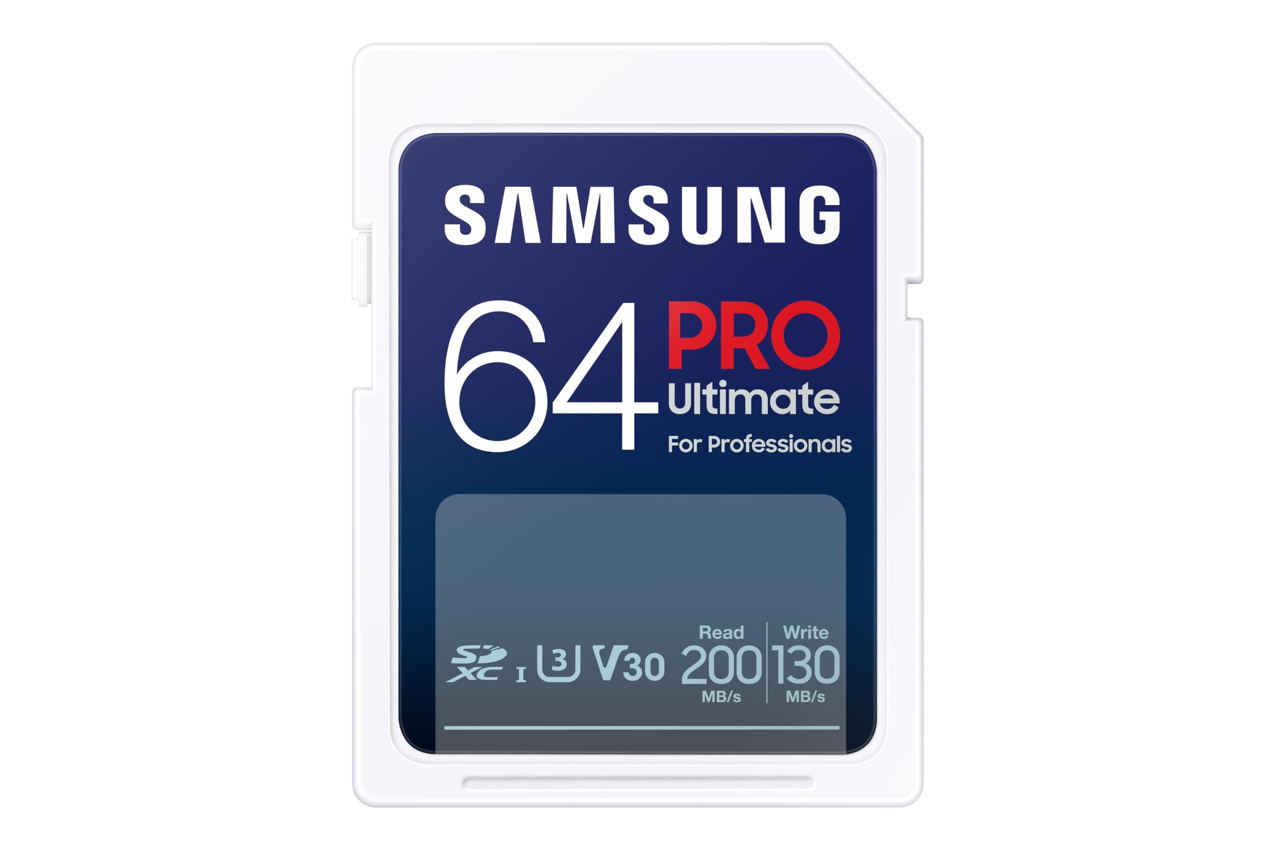Cartão De Memória Samsung Pro Ultimate Full Size 64gb Sdxc 200mb/s