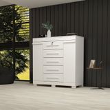 Cômoda Turquia 100% Mdf Linhamobília Branco