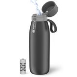 Garrafa De Água Filtrada Philips Isolada Em Aço Inoxidável 950ml