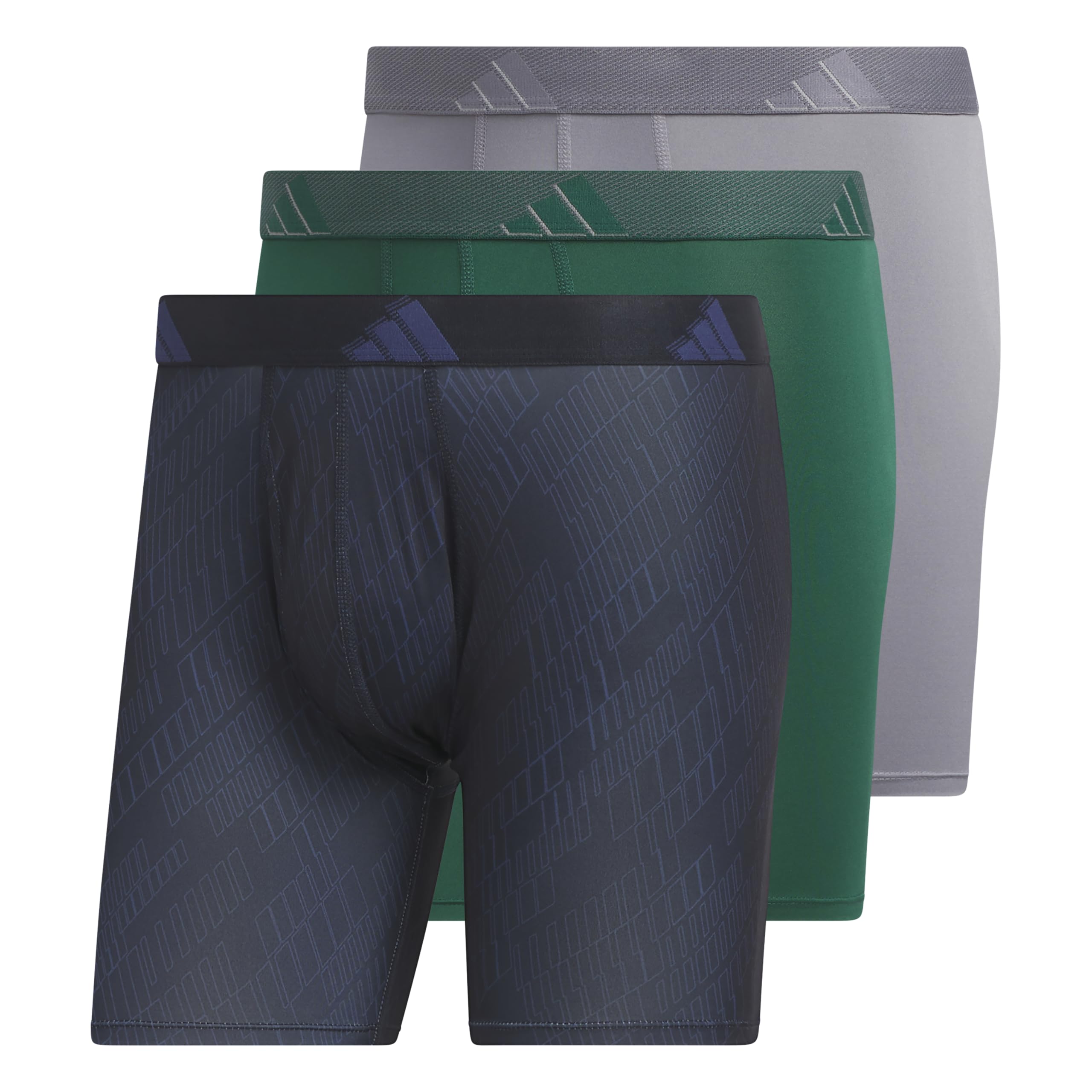 Cueca Boxer Adidas Ghost Legend Ink-tech Indigo/collegiate Verde/cinza