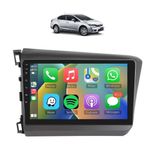 Kit Multimídia Civic G9 Lxs Lxl Lxr 2012 / 2014 9 Pol Carplay Androidauto Usb - 908br Roadstar