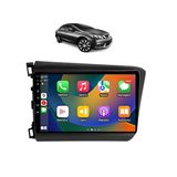 Kit Multimídia Civic G9 Lxs Lxl Lxr 2015 / 2016 9 Pol Carplay Androidauto Usb Bt Radio - 908br Roadstar