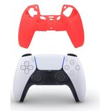 Capa Controle Dualsense Ps5 Vermelha Antiderrapante