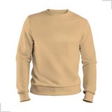 Moletom Gola Careca Liso De Algodão Blusa De Frio Flanelado