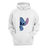 Moletom Canguru Lilo Stitch Se Escondendo Conforto E Estilo