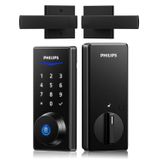 Conjunto De Fechaduras De Porta Com Impressão Digital Philips 1000 Series Com 2 Alças