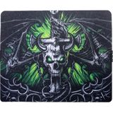 Mouse Pad Caveira Verde Antiderrapante 22x18cm - Exbom