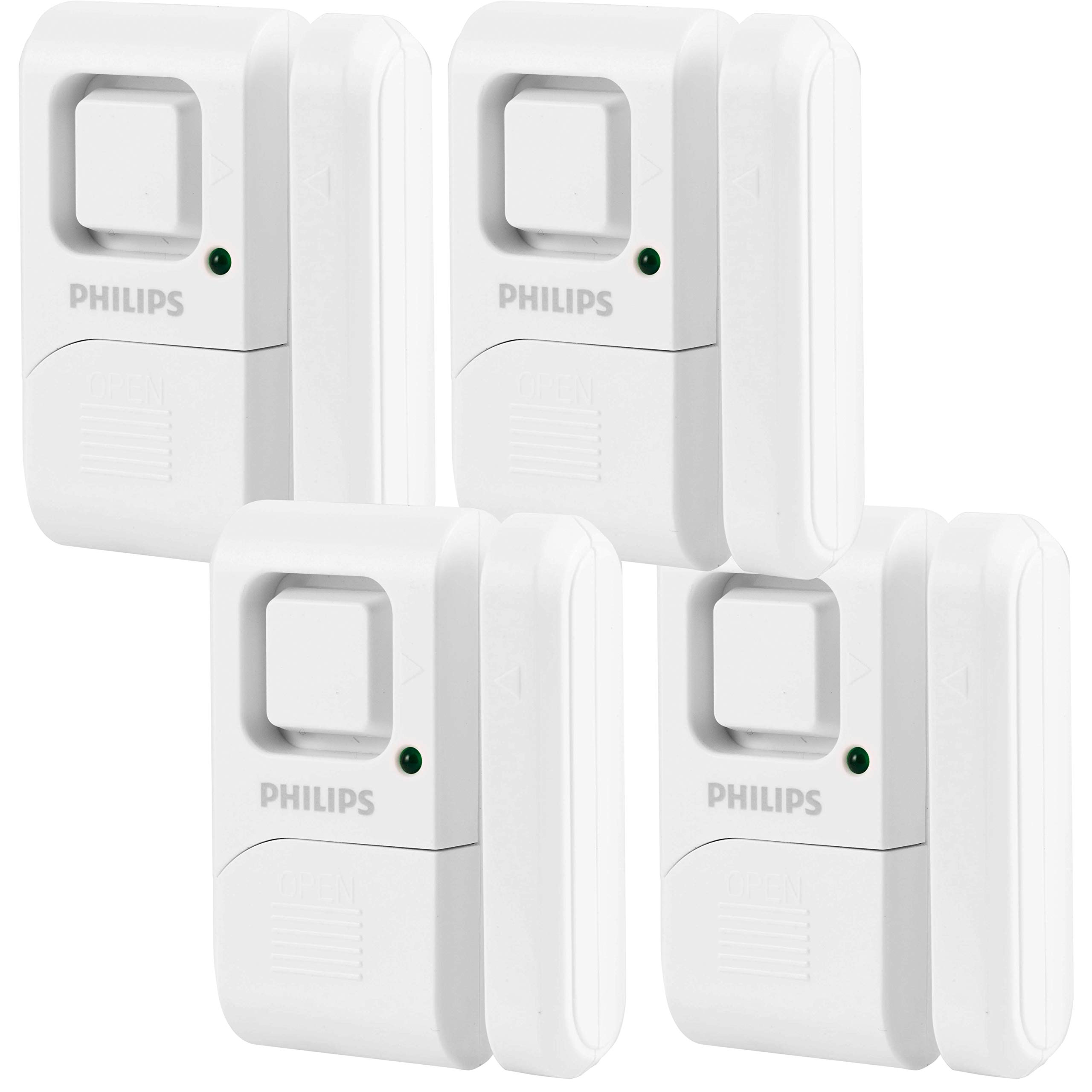Alarme De Janela E Porta Philips Personal Security, Pacote Com 4
