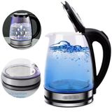 Chaleira Elétrica De Vidro Jarra 2l 1000w Desl Auto 110v