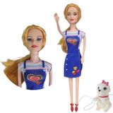 Boneca Princesa Cachorro Pet Infantil Dia Das Crianças Brinquedo Presente Divertido