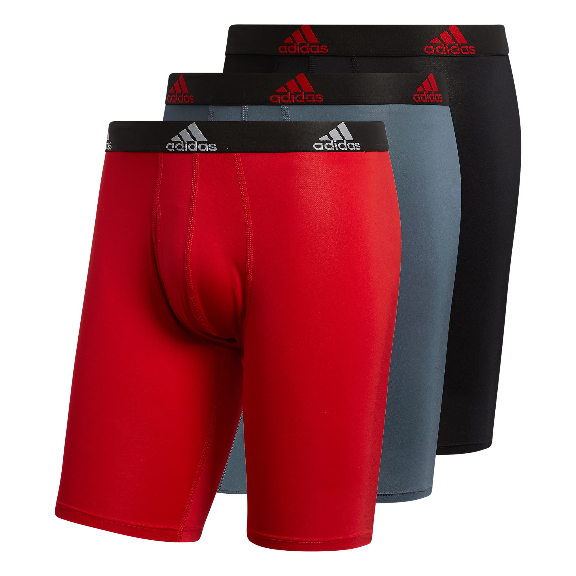 Cueca Boxer Brief Adidas Microfiber Long Athletic Fit