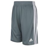 Shorts Adidas Adi Classic De 3 Listras Para Meninos, Cinza Escuro, 3t