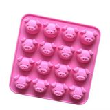Molde Silicone Porquinho Porco Fazenda Bicho Animais Bombom