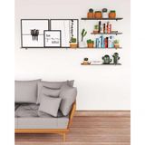 Prateleira Torino - Bico Tucano - 80x20cm - Fendi - Dicarlo