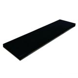 Prateleira Simples Preta 100x20 Cm Com Suporte Em Mdf [f031]