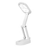Luminaria De Mesa Touch Dobrável Abajur Sem Fio Led Articulada Recarregavel 3 Funções Iluminaçao Lampada