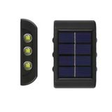 Luminaria Solar Spot Led Arandela Parede Escada Caminho Jardim Quintal Varanda Garagem Iluminaçao Balizador Proteçao