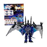 Boneco Super Charge Robot Pterossauro - 2 Em 1