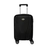 Mala De Bordo Pequena Para Viagem Em Abs Ika Vanguard Cadeado Integrado Rodas Duplas 360 Preto P