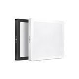 Luminaria Sobrepor Quadrada Branca Flat Led 12w Autovolt 3000k