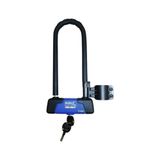 Cadeado U-lock 10/285 Com Chave Para Bicicleta/motocicleta - Papaiz - Ul10/285