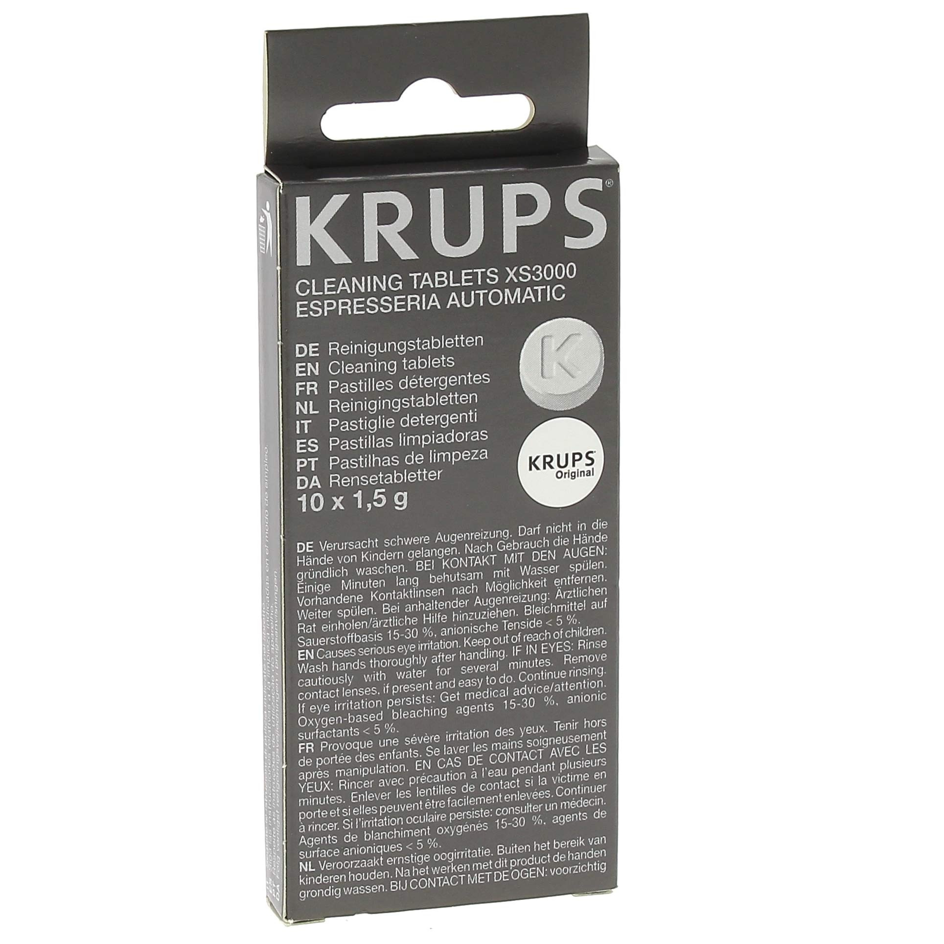 Pastilhas De Limpeza Krups Xs3000 Para Máquinas Totalmente Automáticas