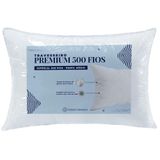 Travesseiro Premium Percal 500 Fios Pluma De Ganso 70cm X 50cm - 1 Unidade