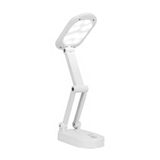 Luminaria De Mesa Touch Dobrável Abajur Sem Fio Lampada 3 Funções Led Articulada Iluminaçao Recarregavel